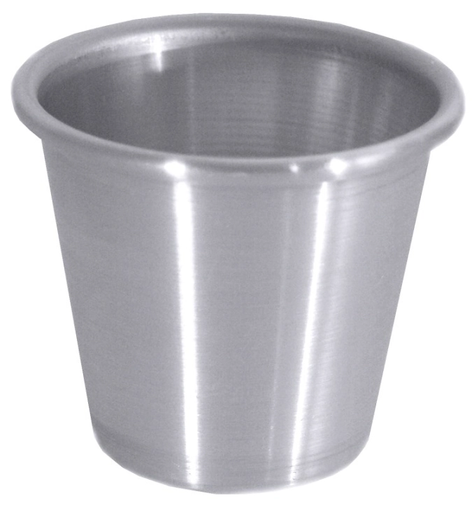 Dariol-/Becherförmchen Ø4.5cm H: 6cm, Alu