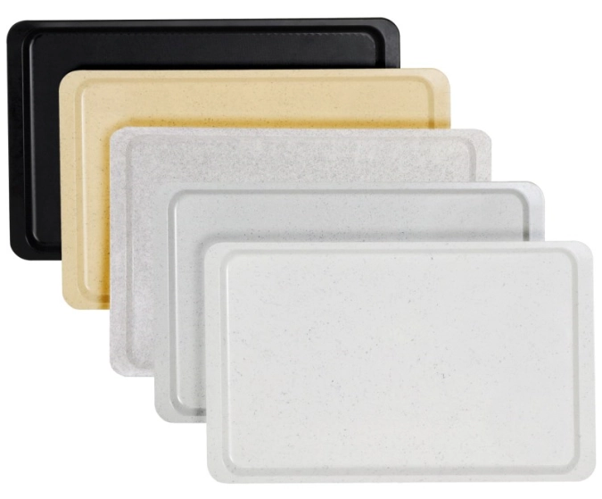 Plateau GN 1/1, noir antidérapant
