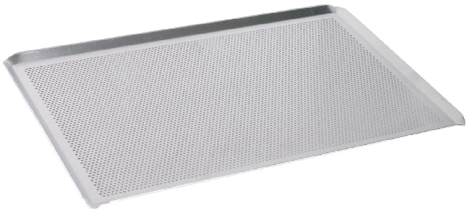 Plaque de cuisson perforée 60x40cm a. bord incliné