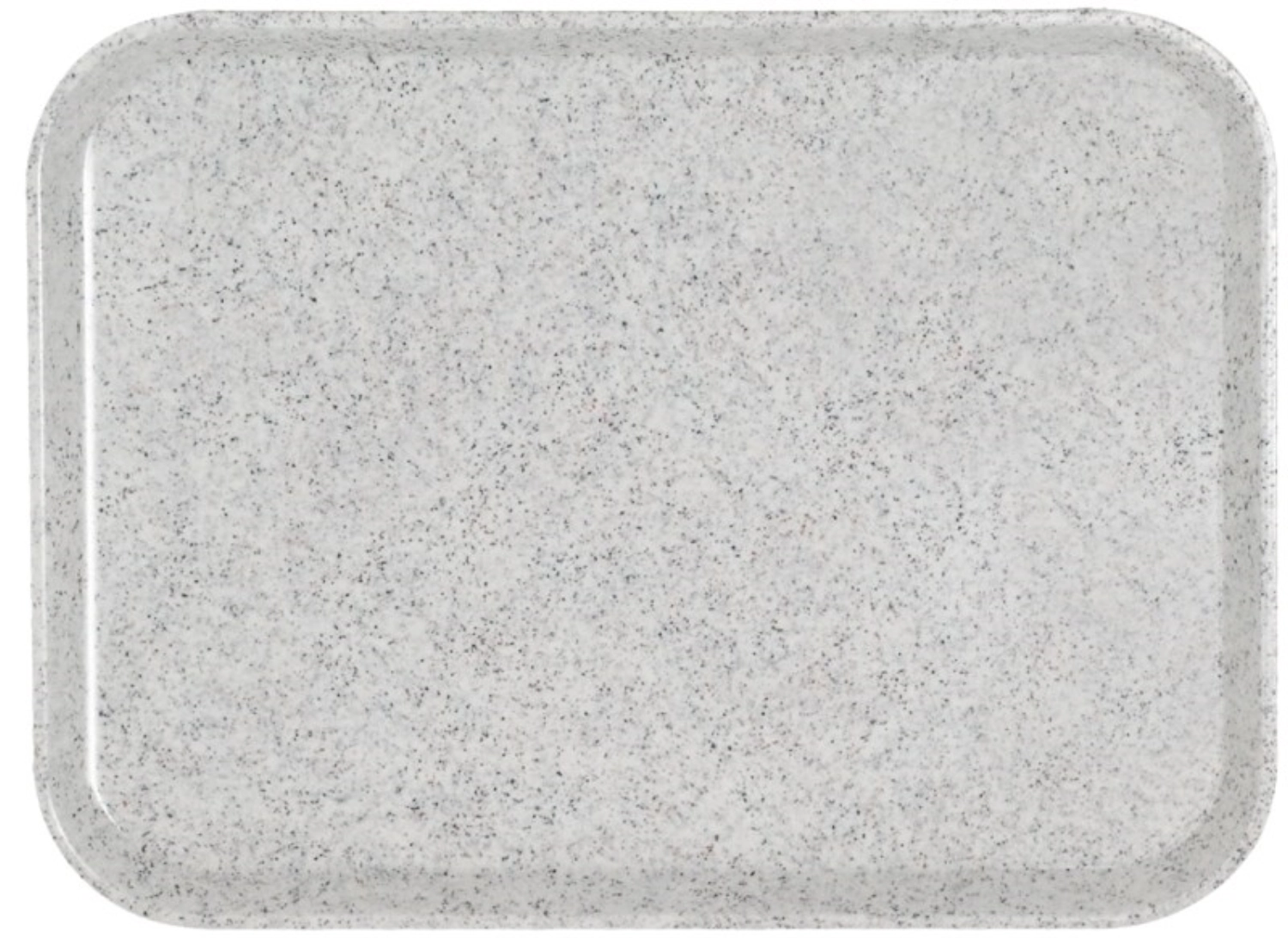 Tablett Glasfaser, granitgrau, 46 cm x 36 cm