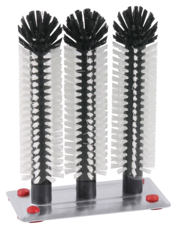 Gläserspülbürste D: 5.5cm H: 24/24/24cm,Platte aus alu