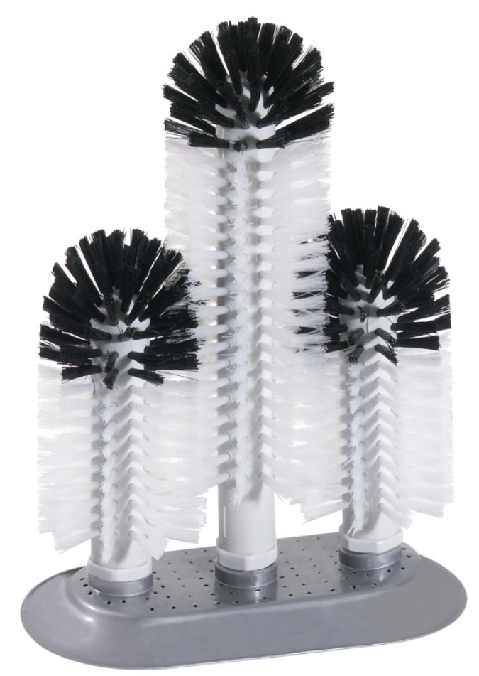 Gläserspülbürste 18/24/18cm mit Grosssaugfuss