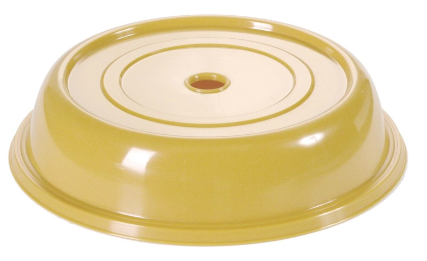 Cloche à assiette 30 cm, jaune d'or