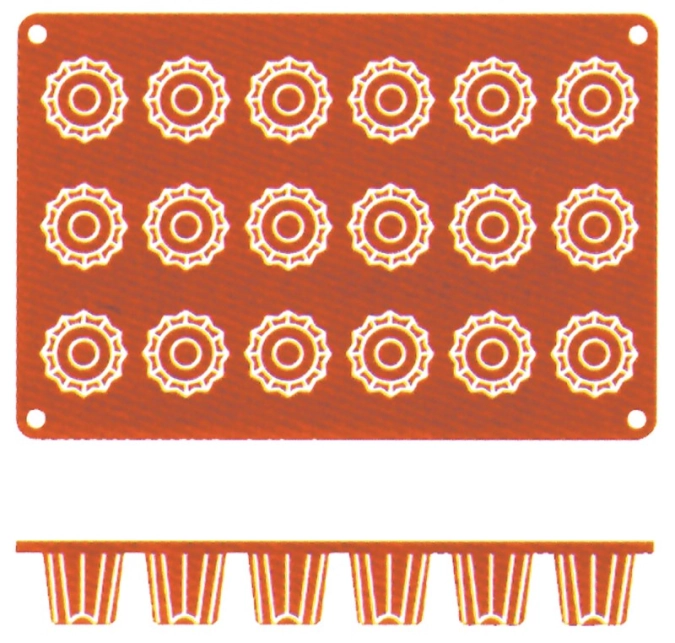 Tapis de cuisson en silicone Bordelaise, 3 cm