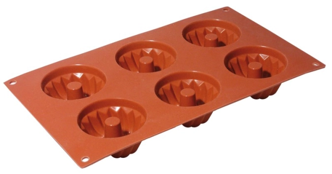 Tapis de cuisson silicone Mini-Kugelhupf, 7 cm