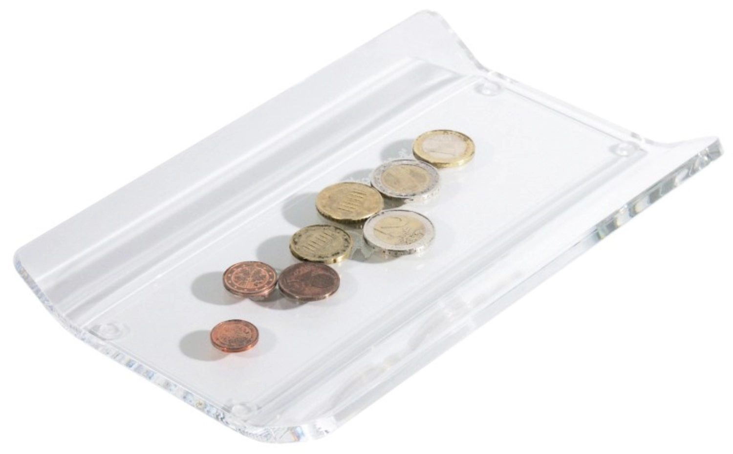 Plateau de paiement en acrylique