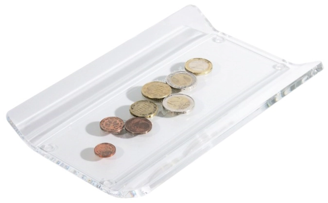 Plateau de paiement en acrylique