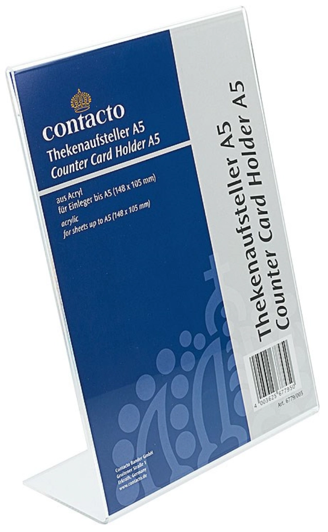 Thekenaufsteller DIN A5 Acryl