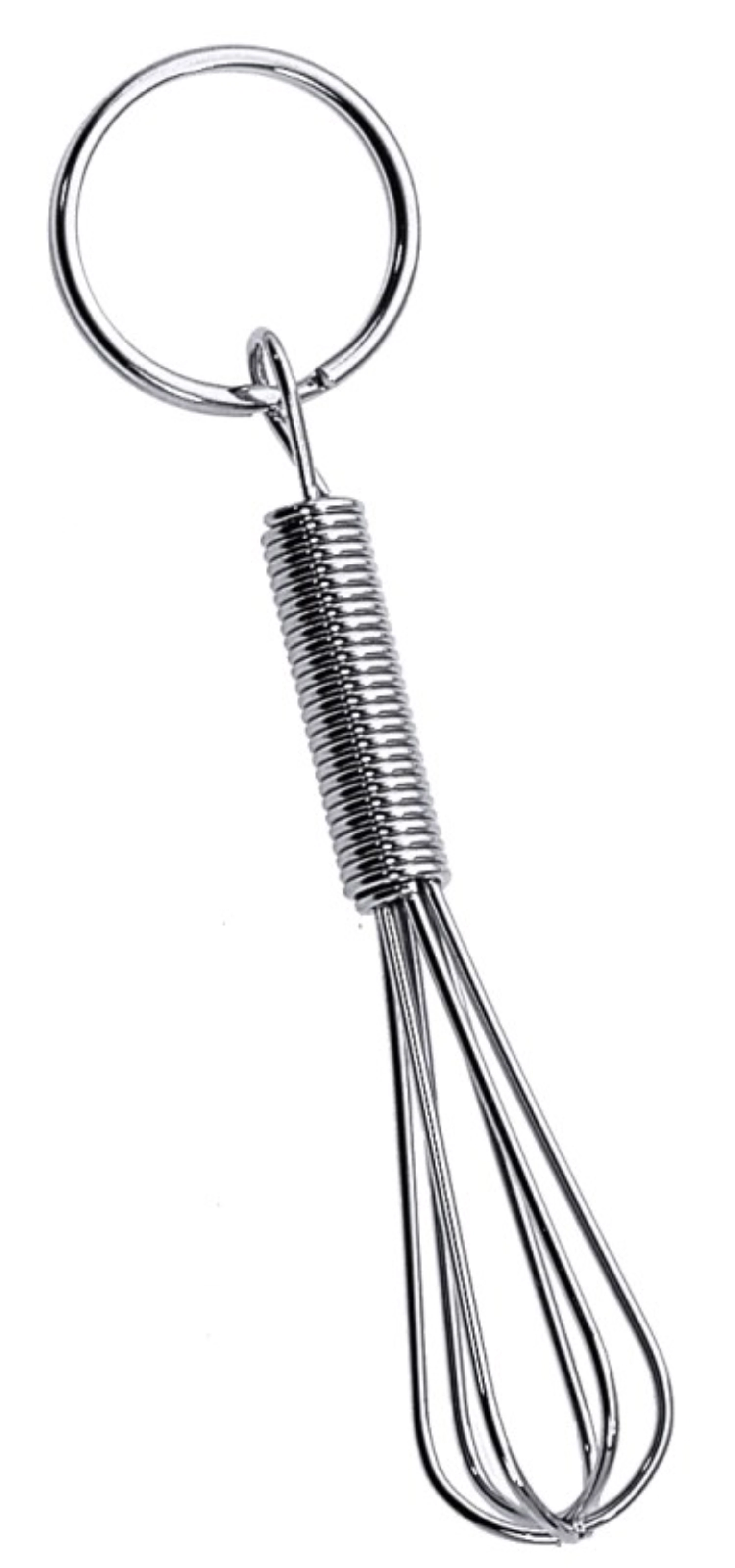 Porte-clés fouet chromé a. anneau