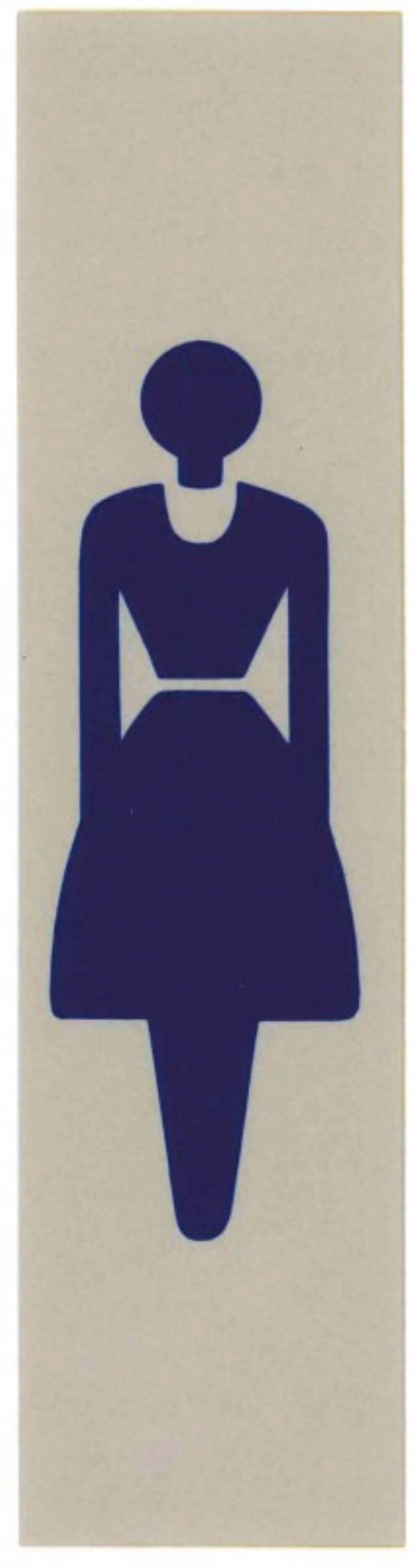 Schild FRAU (Symbol)