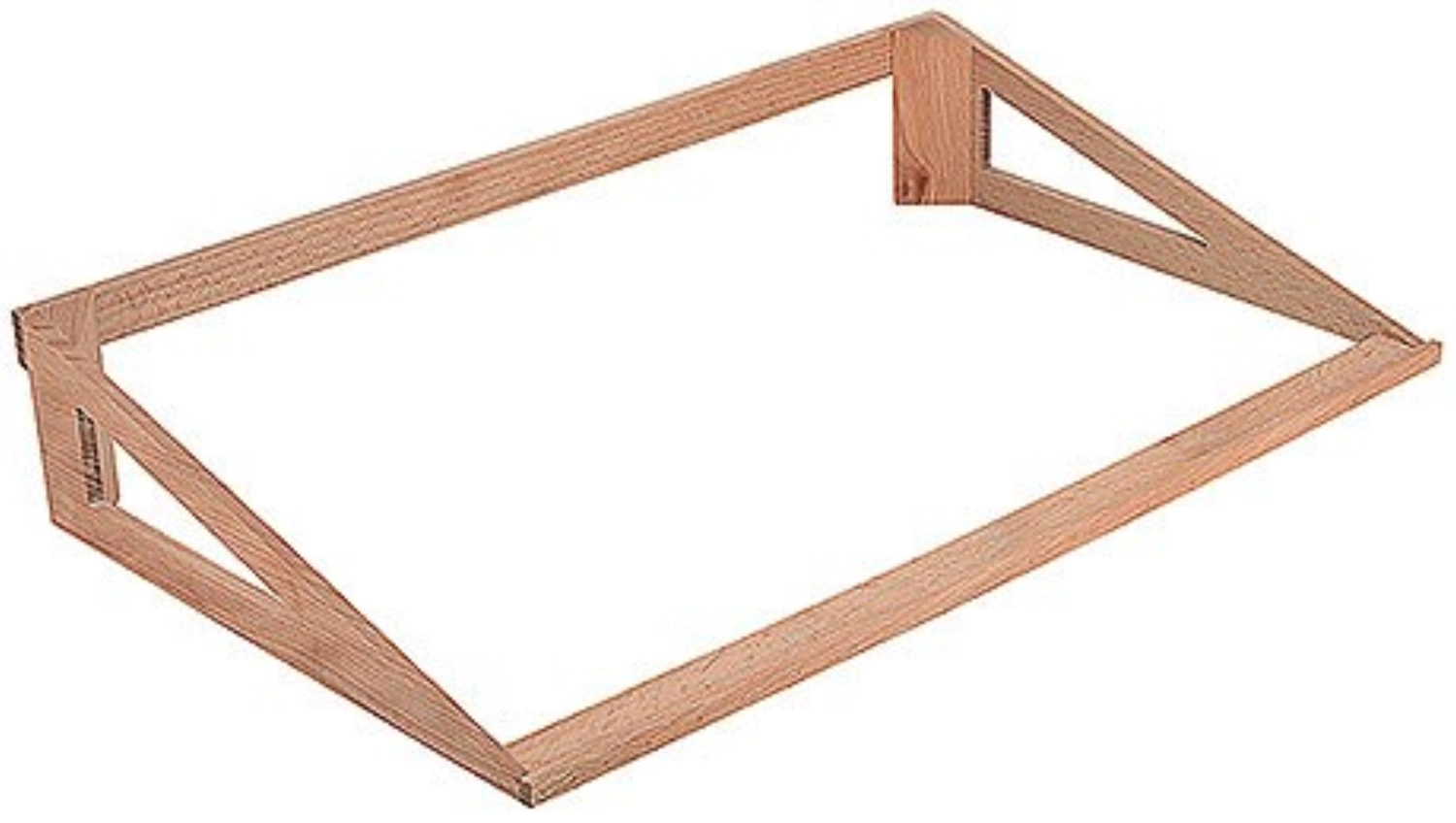 Support incliné H : 9.5cm p. caisses en bois