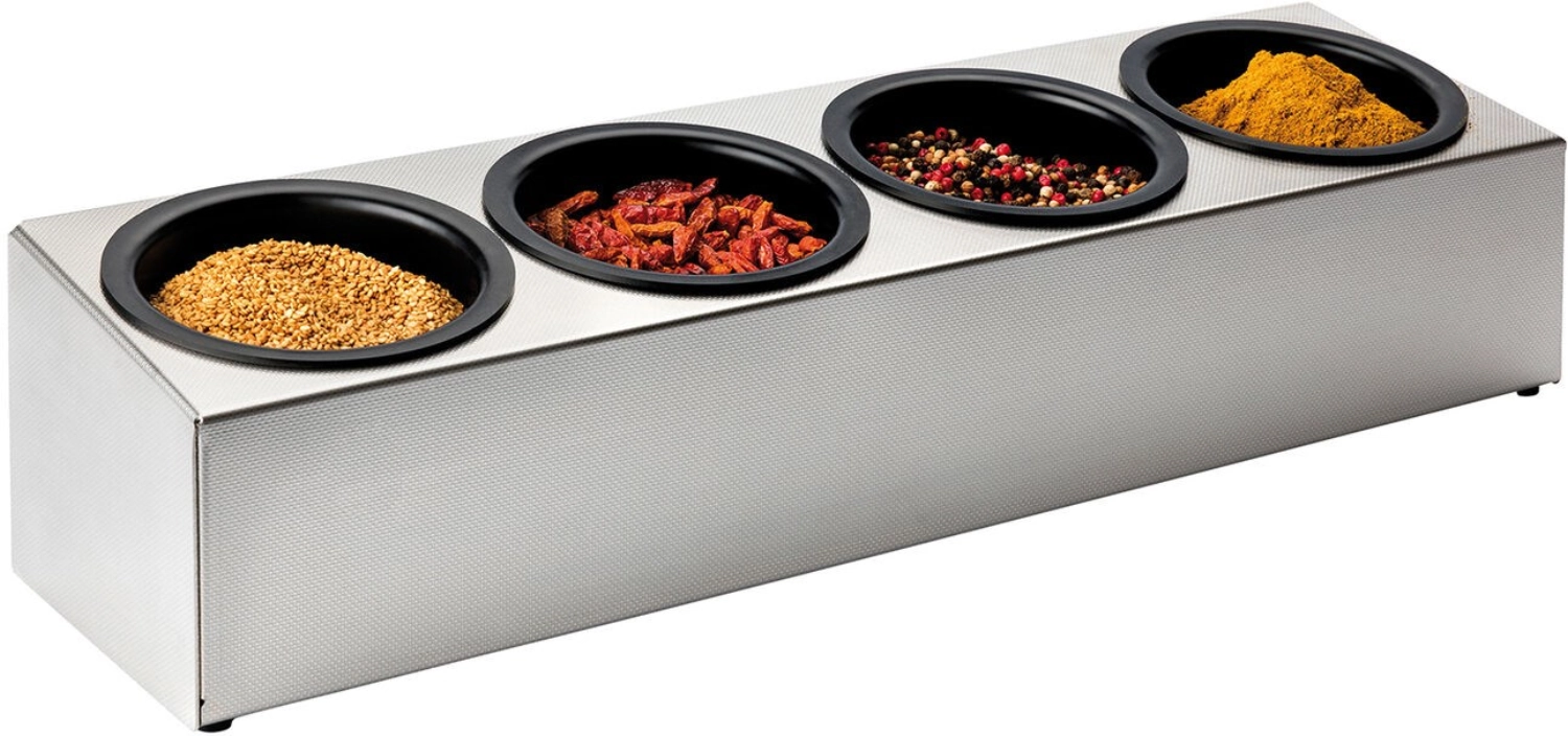 Roll box inox 4 bols