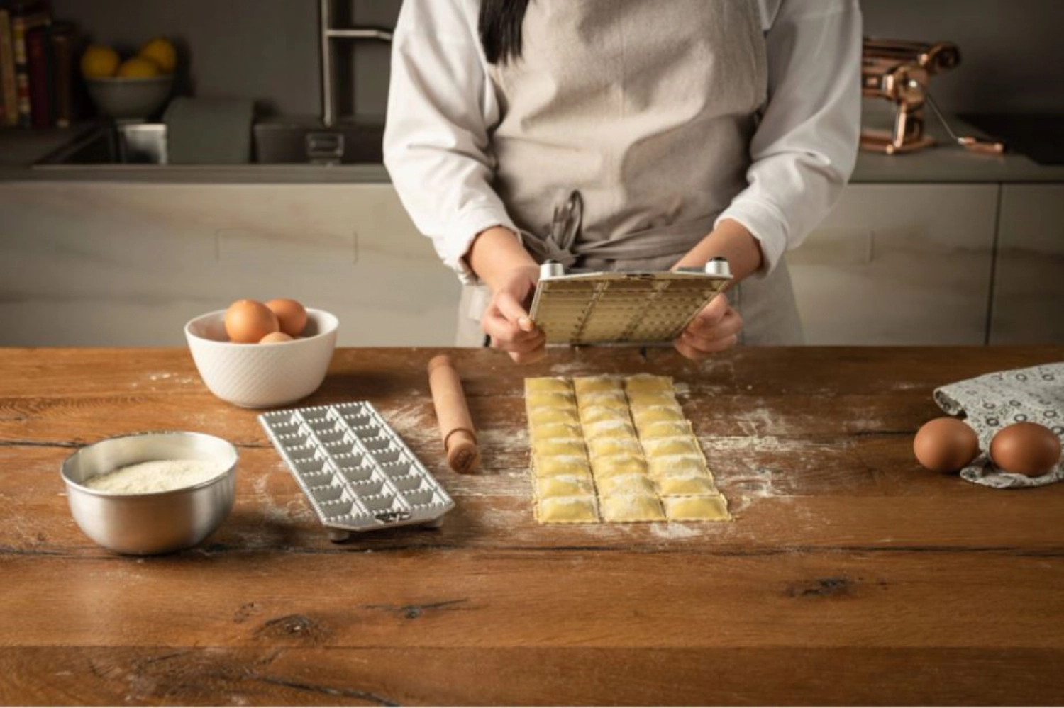 Ravioliform Imperia für 24 Ravioli