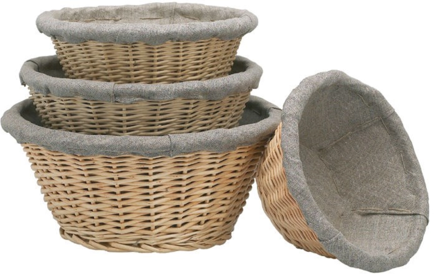 Brotkorb mit Stoffeinsatz