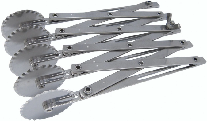 auszieh.Teigschn. 5Gerif. Räd