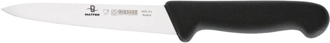 Couteau cuisine manch noir 150