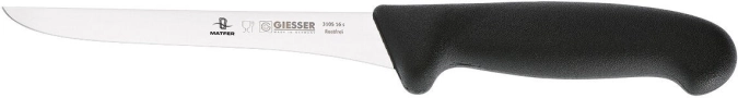 Couteau a desosser noir 130mm