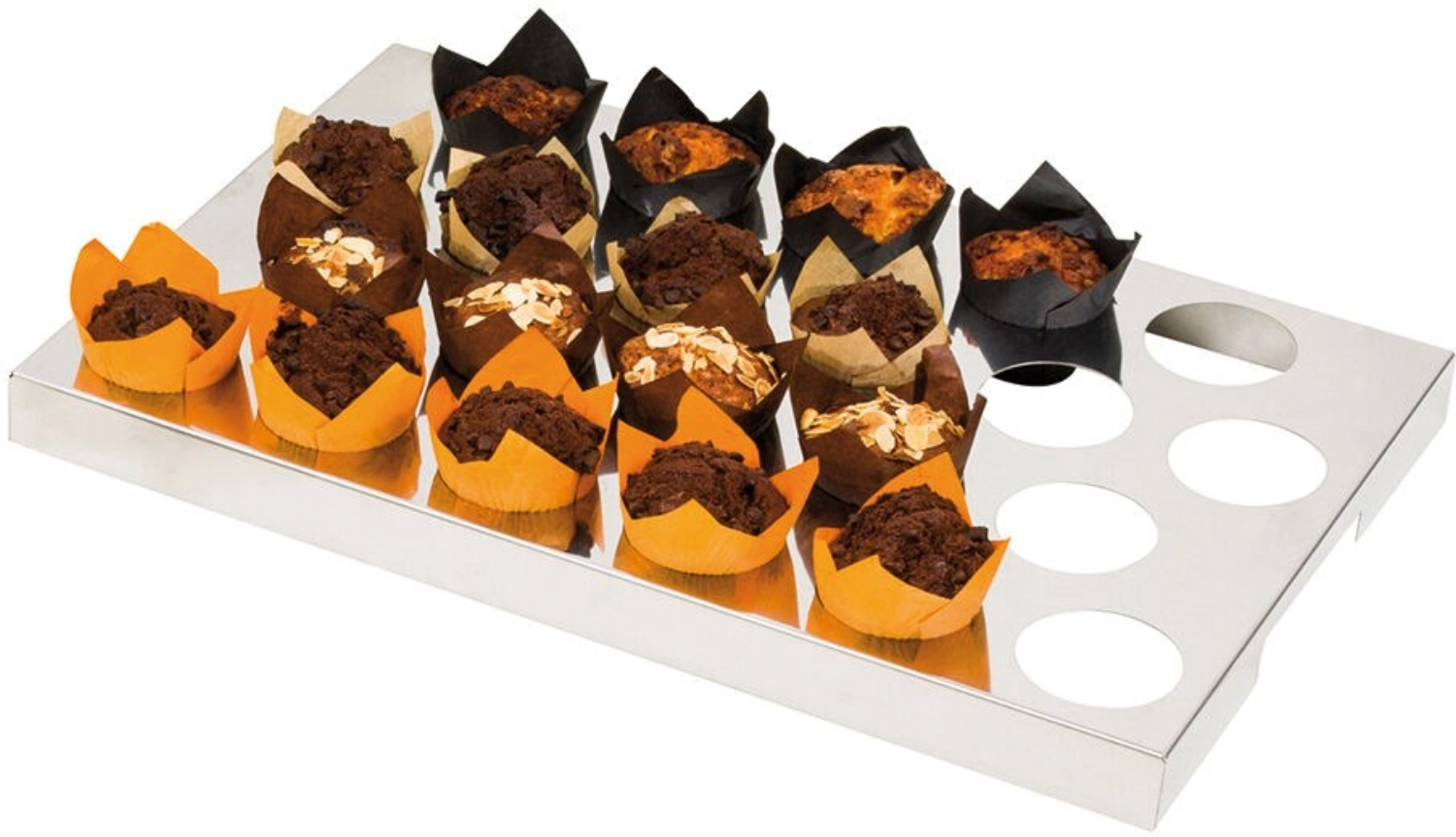 Plaq calage inox tulipcups gm