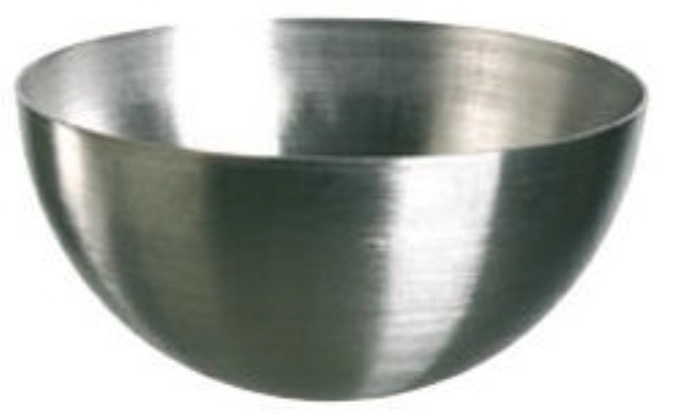 Halbkugelform Edelstahl D 80