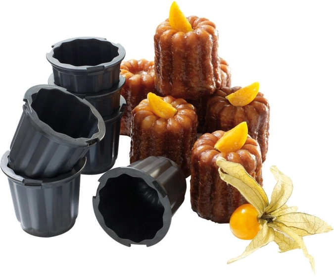 6er Set Exoglass Geriffelte Formen
