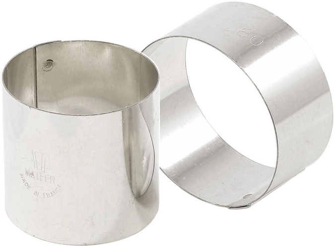 4 nonnettes inox d62 h30mm