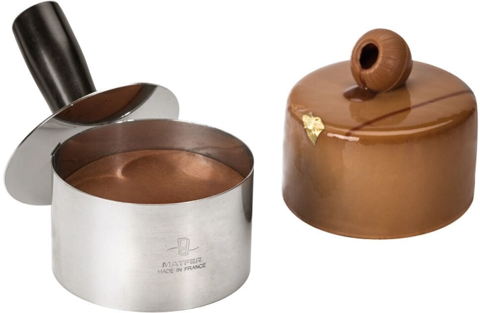 Tasseur a entremets inox 60 mm