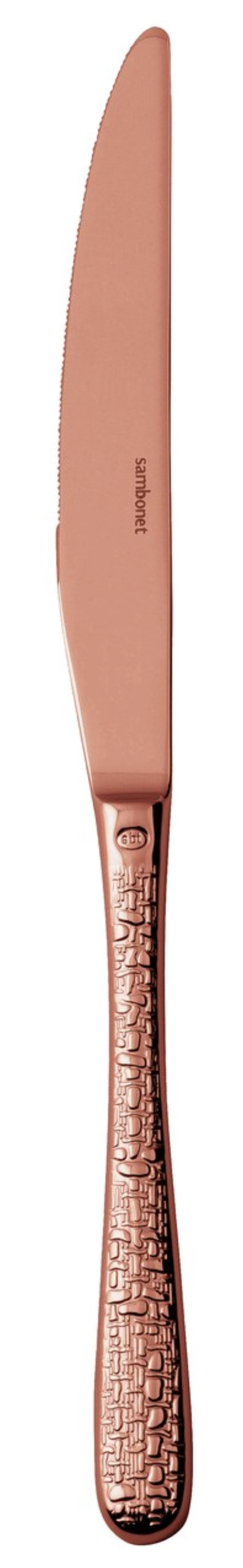 Venezia PVD Copper Buttermesser Vollheft