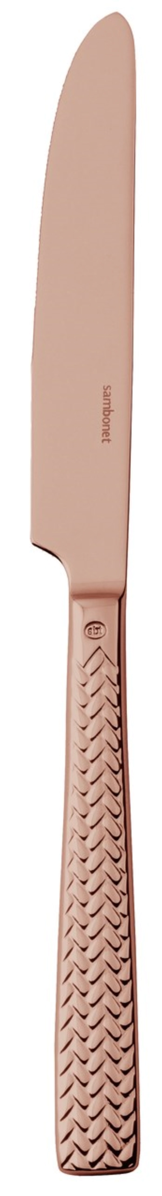 Cortina PVD Copper Dessertmesser Vollheft