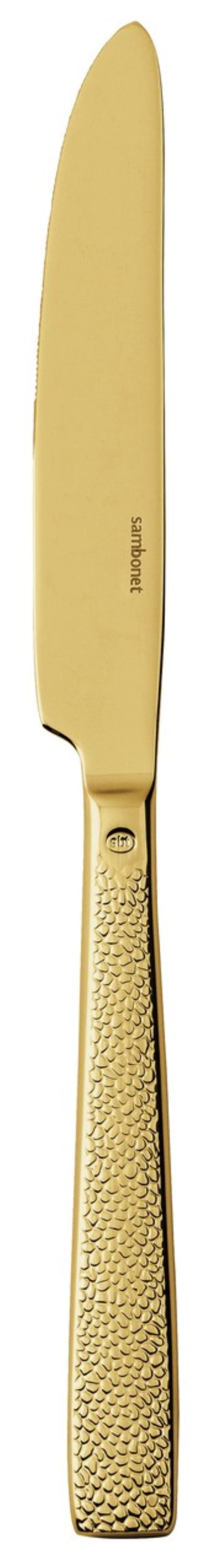 Siena PVD Gold Tafelmesser Vollheft