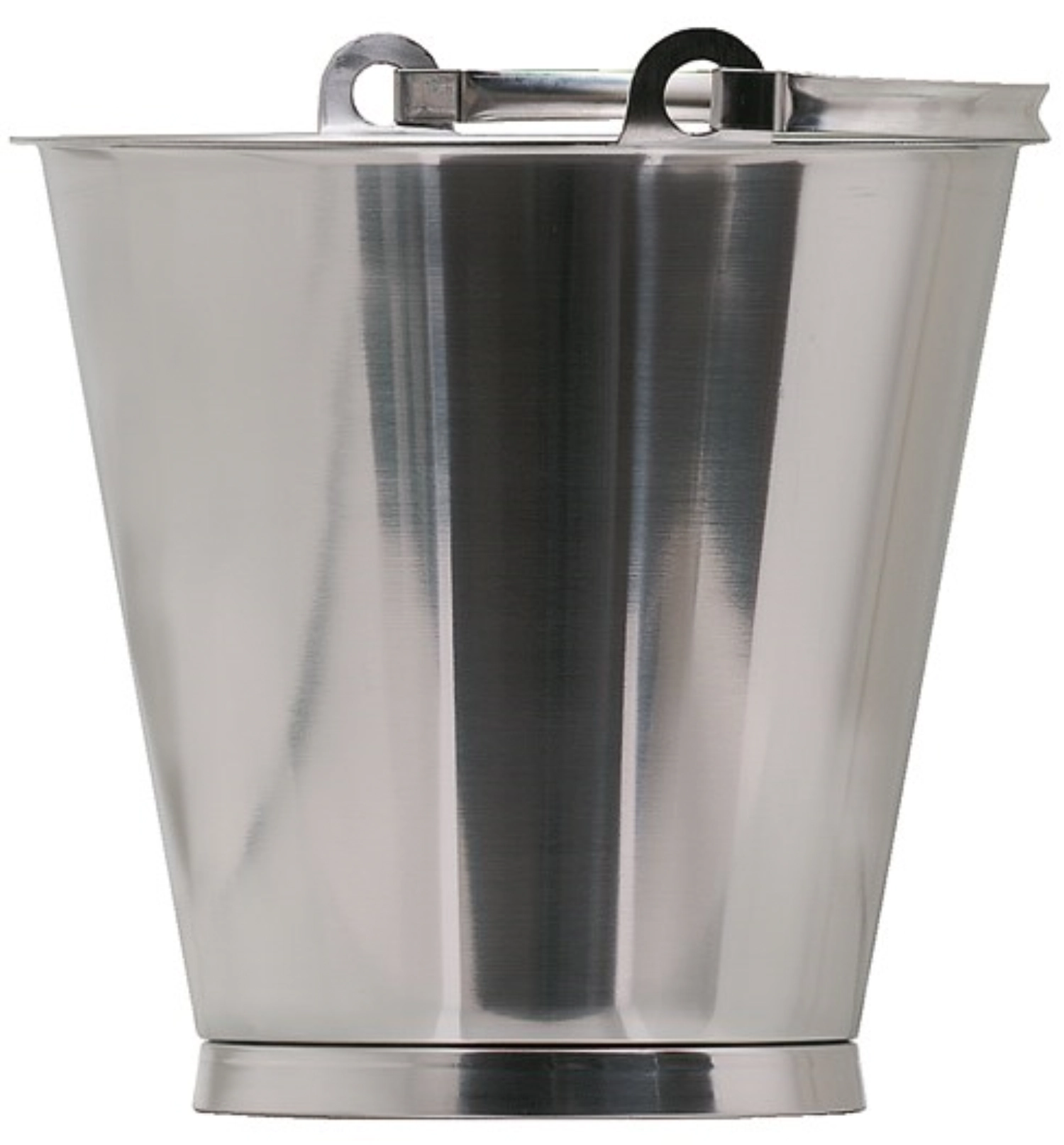 Seau avec cerceau de fond 12lt gradué inox d31cm h29cm