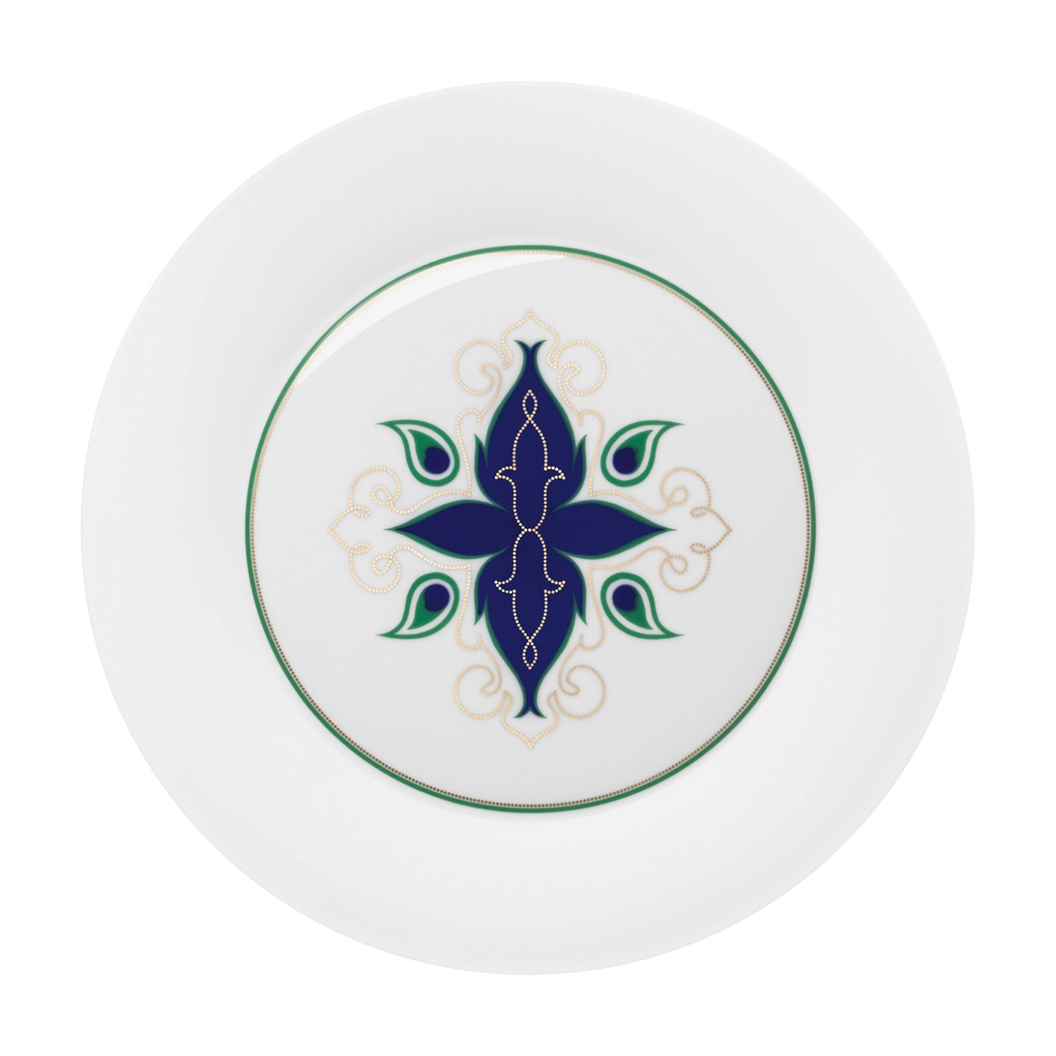 Alif Blue Green Gold Platzteller