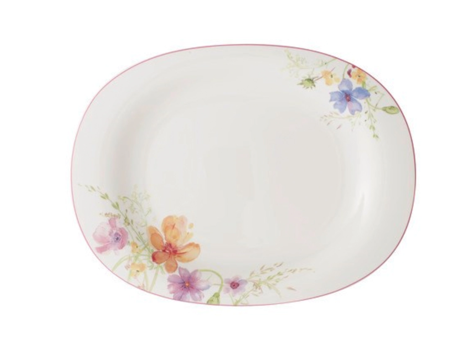 Mariefleur Basic plat de service 34x26x3.2cm 0.5lt