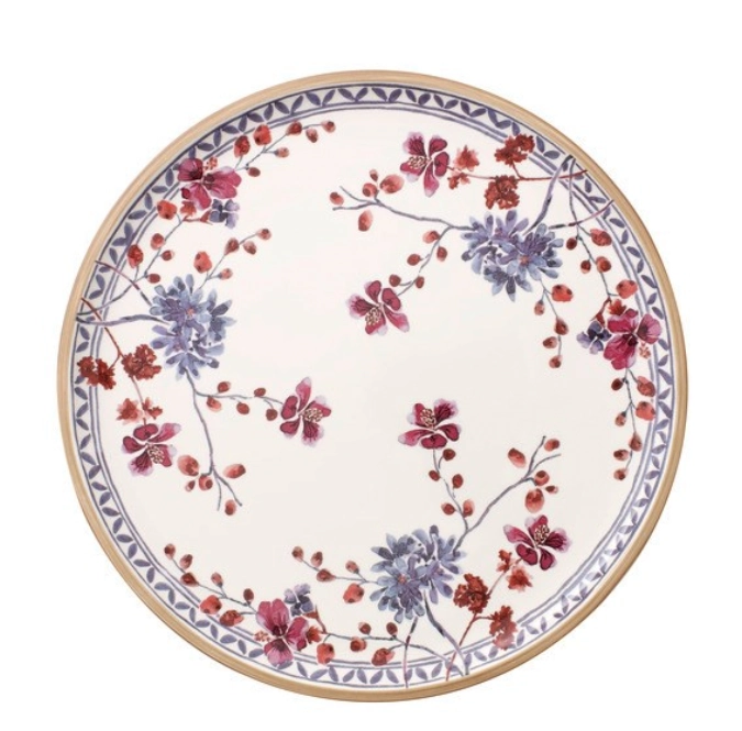 Artesano Provençal Lavande Assiette à coupe plate