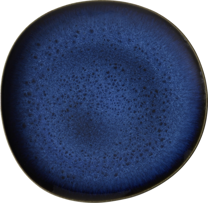 Lave bleu Assiette plate 28x28x2.7cm