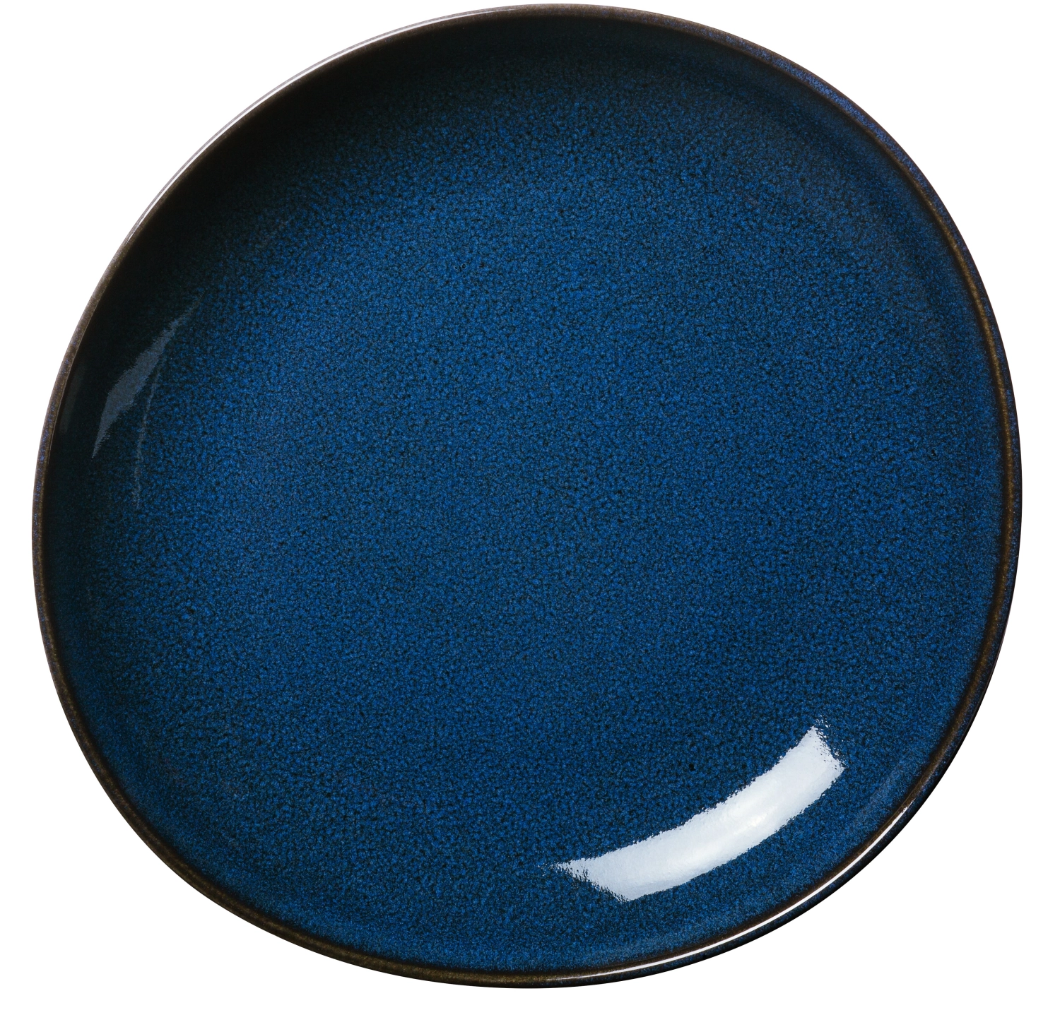 Lave bleu plat plat 28x27x4.3cm