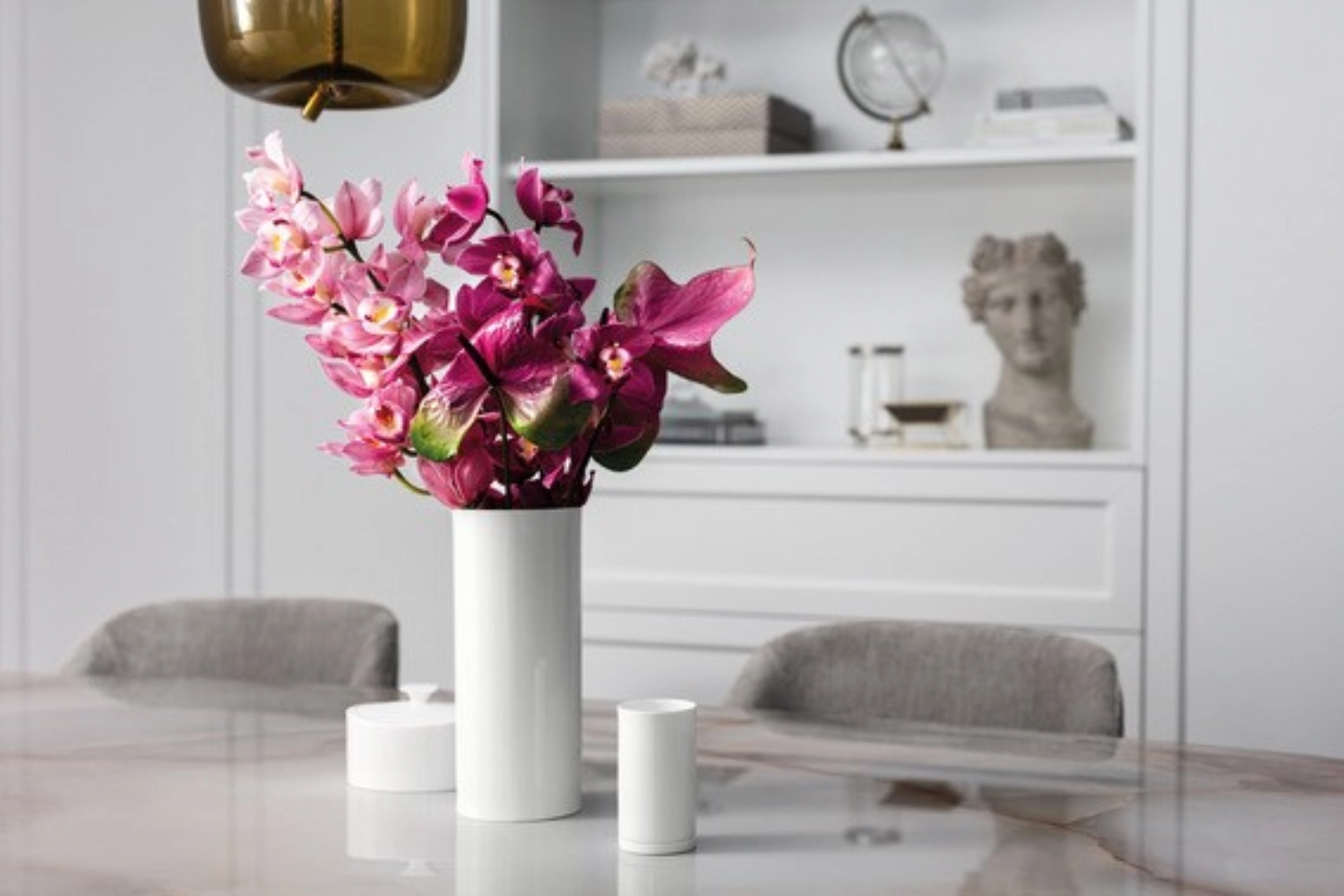 MetroChic blanc Gifts Vase haut