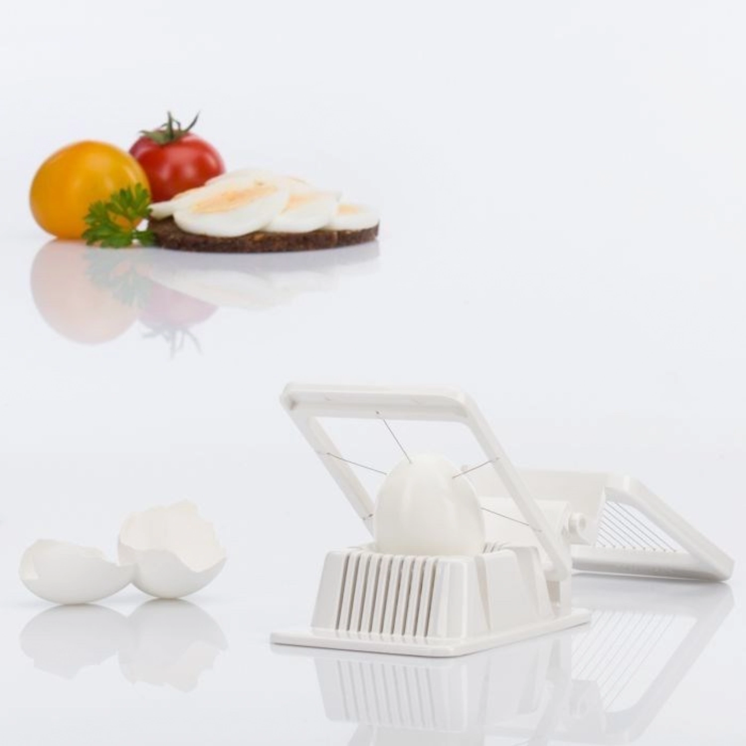 Combi diviseur d'oeufs, coupeur d'oeufs, 13.5x8.5x4cm