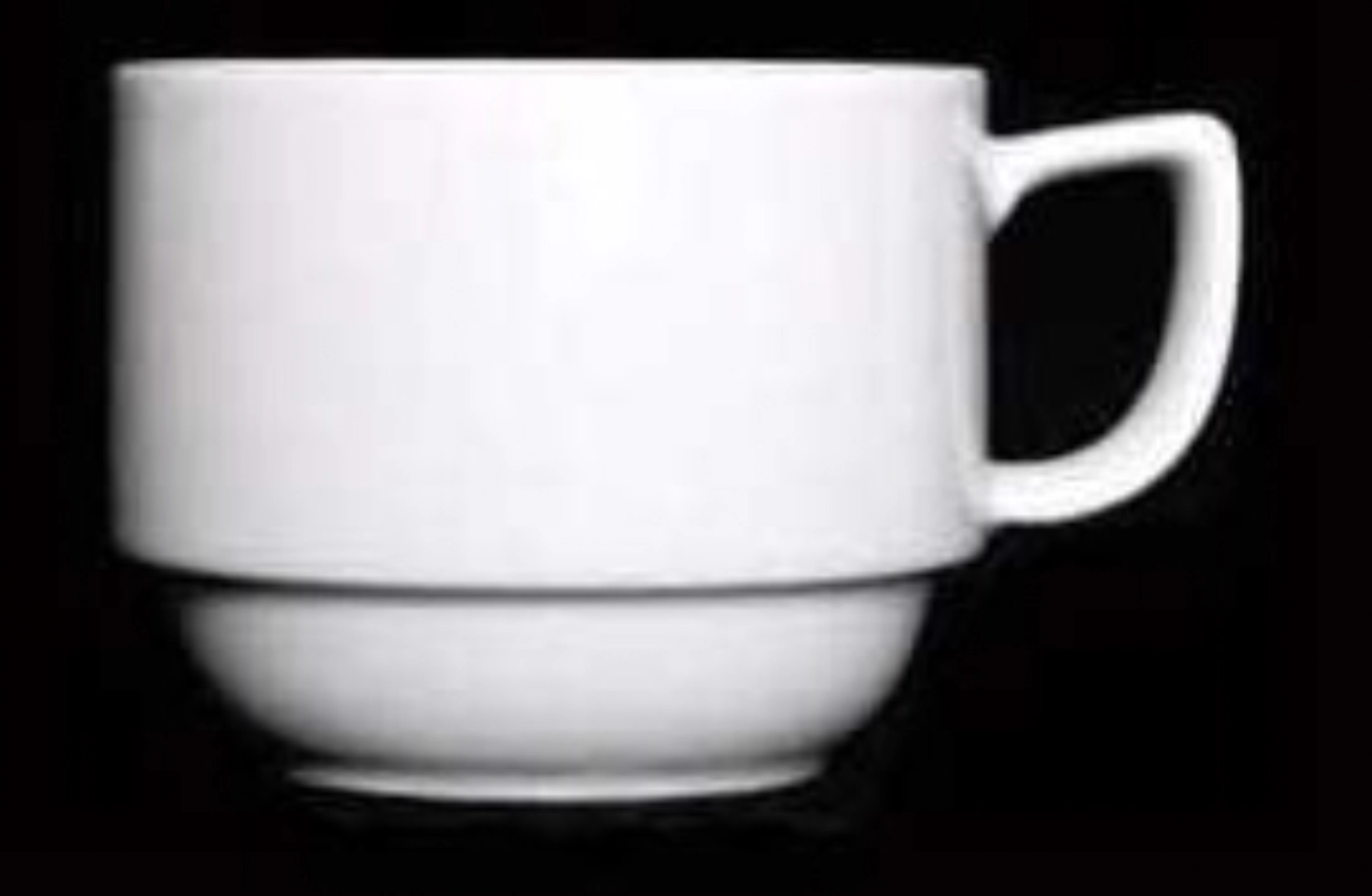Time Tasse weiss 18cl, stapelbar
