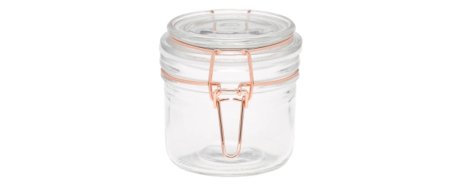 Aufbewahrungsglas mit Kupferverschluss, 200 ml