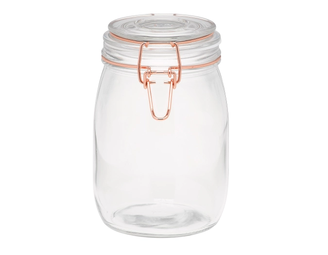 Aufbewahrungsglas mit Kupferverschluss, 1000 ml