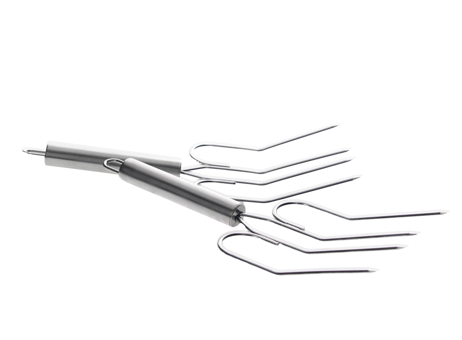 Lot de 2 fourchettes à viande BBQ