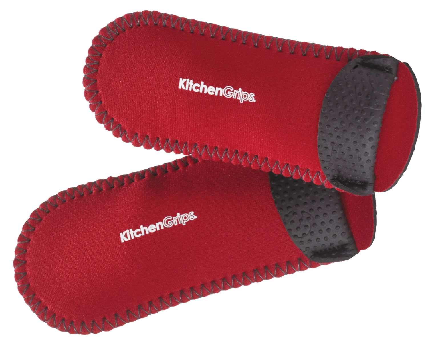 Fingerschutz Deluxe schwarz 2 Stk. rot 16cm