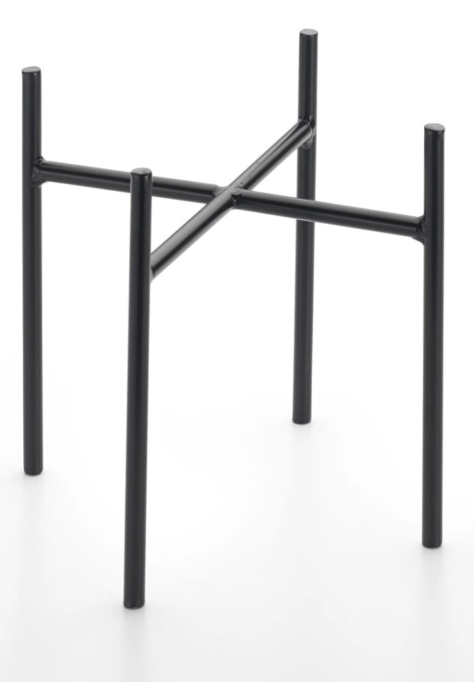 Podest schwarz 18x18cm H20 cm