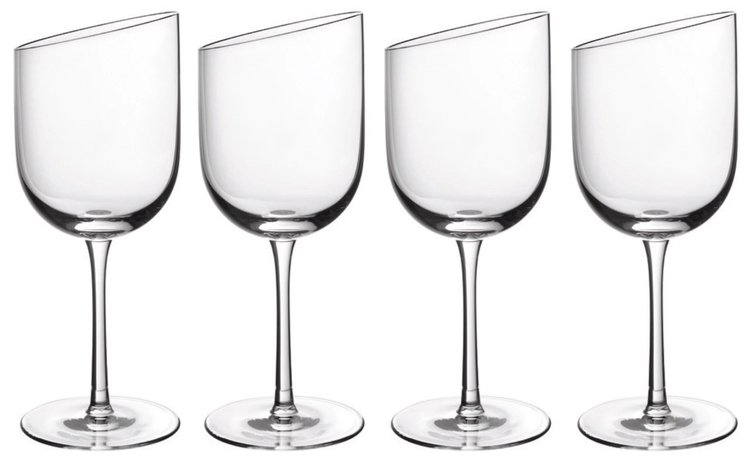 Set de 4 verres à vin rouge NewMoon 21.8cm 0.41lt