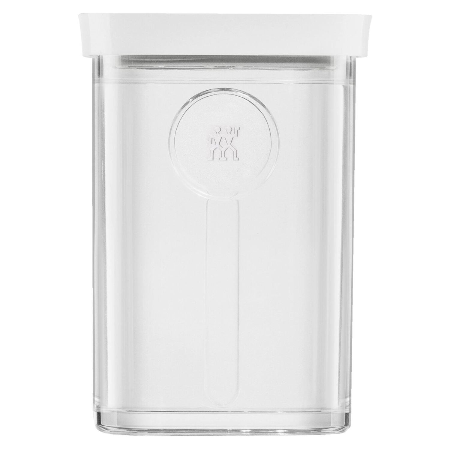 Cube box 2s, 15.2x10.7x10.7cm, 825ml, transparent-blanc