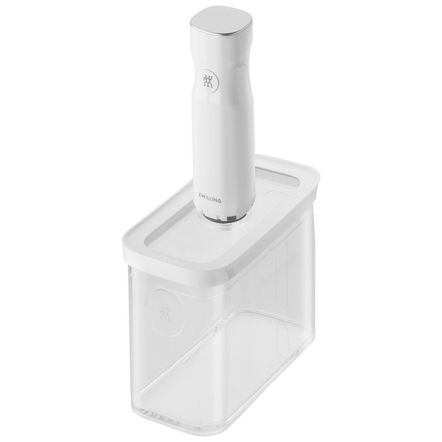 Cube box 3m, 22.8x21.4x10.7cm, 2.9l, transparent-blanc