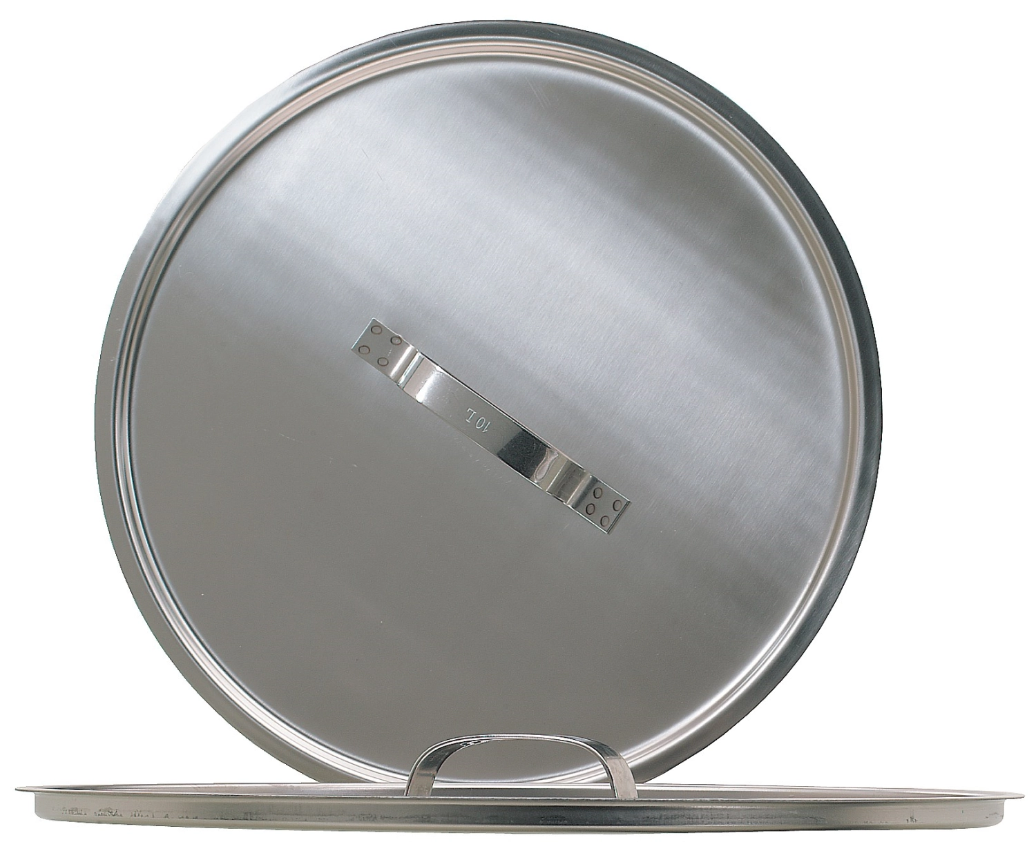 Couvercle p. seau 10lt inox D29.5cm