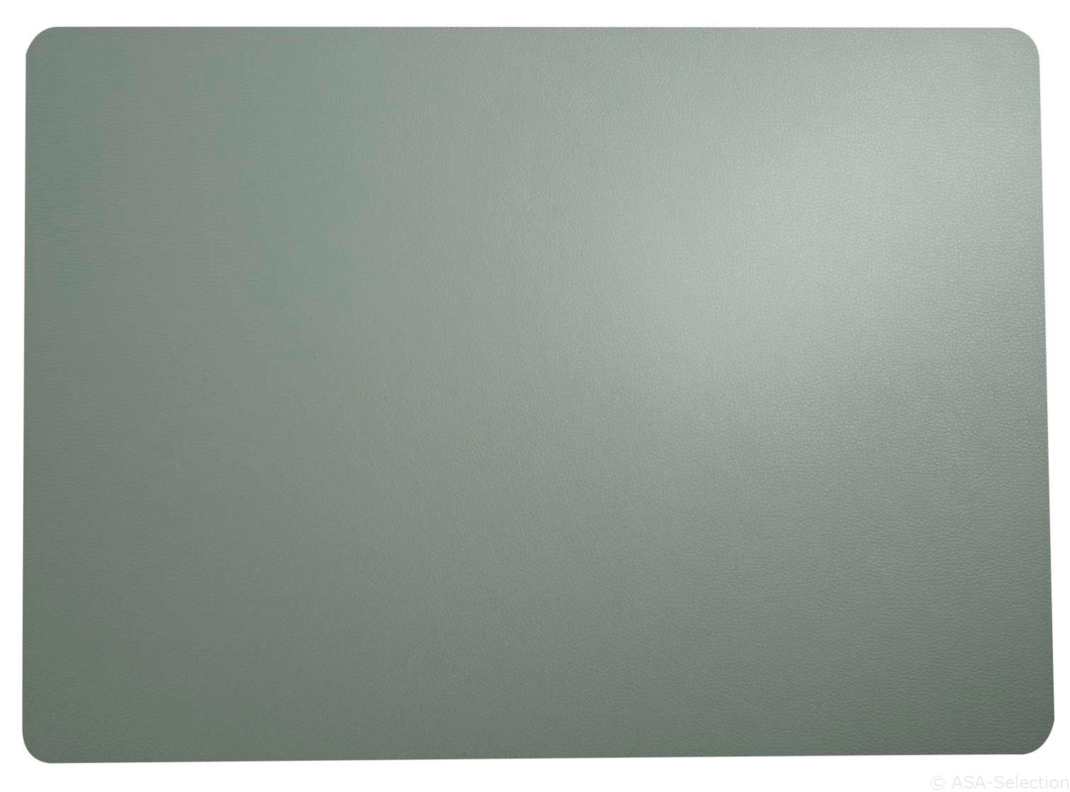 Pvc aspect cuir set de table 33x46cm fine menthe