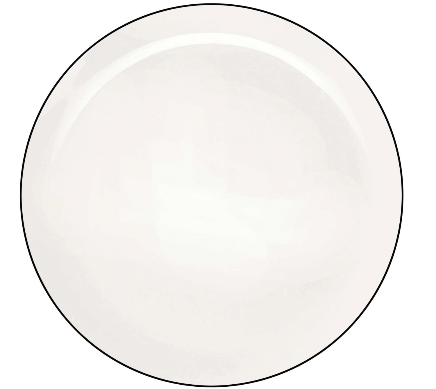 À tableligne noir assiette plate 26.5cm