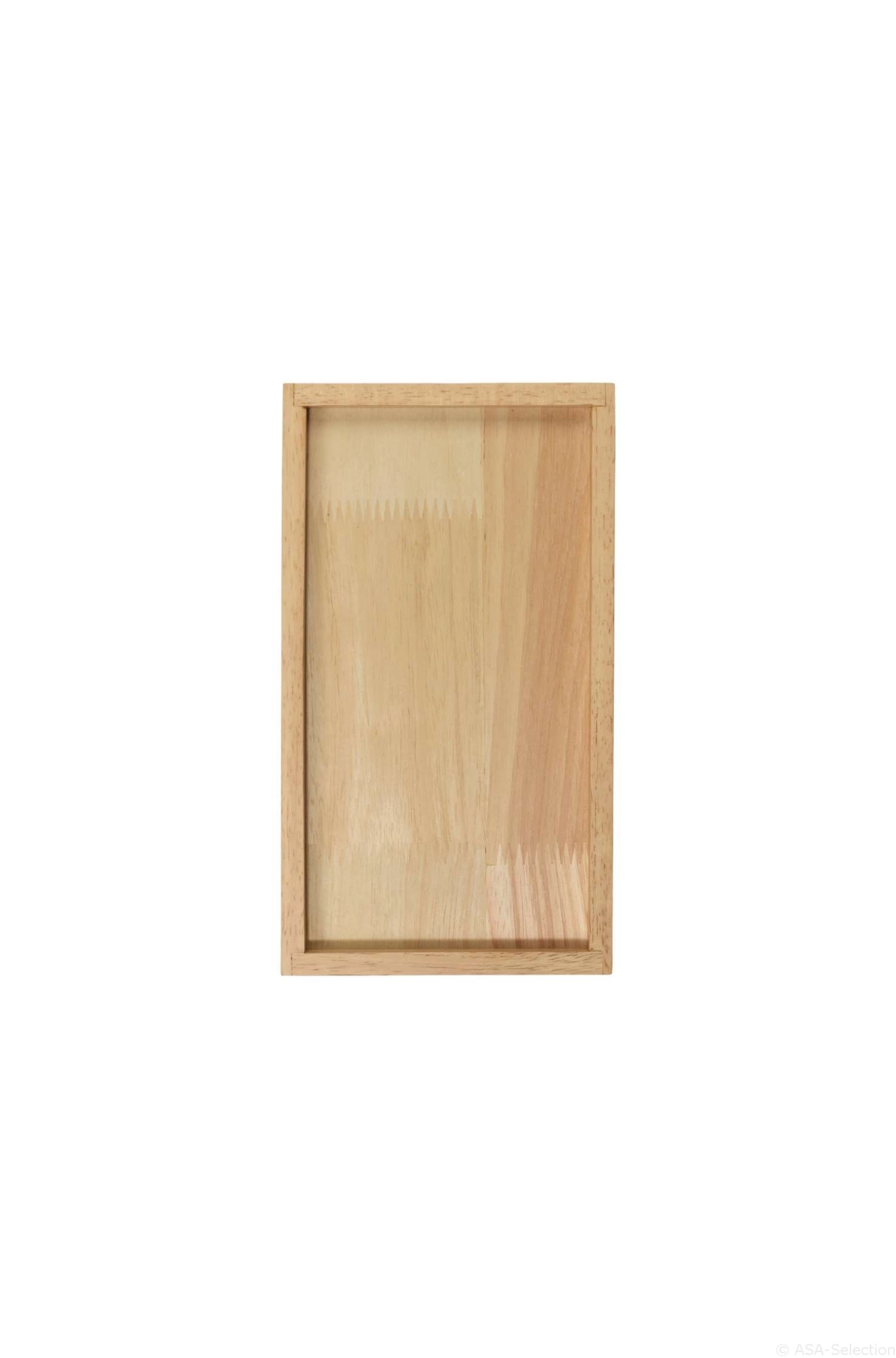 Wood plateau en bois rectangulaire